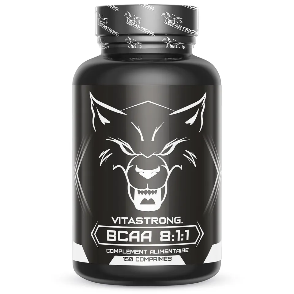 Vitastrong BCAA 8.1.1 5000mg Vitamine B6 150 Comprimés récupération