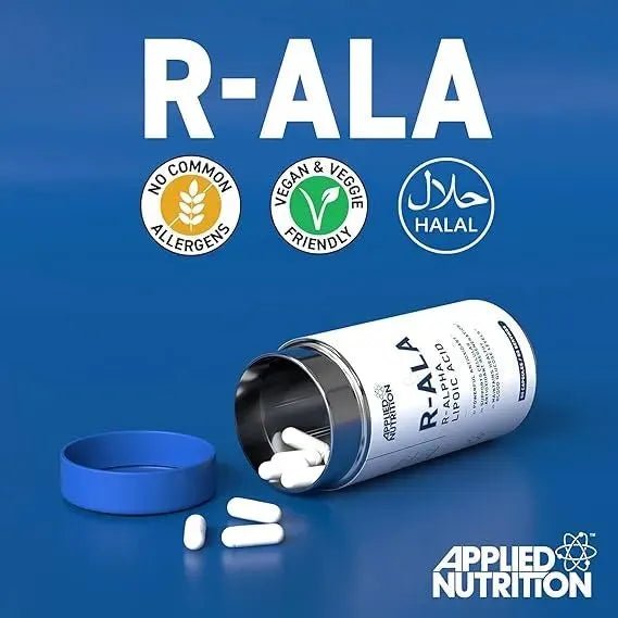 Applied Nutrition R-ALA gélules acide alpha-lipoïque 60 gélules
