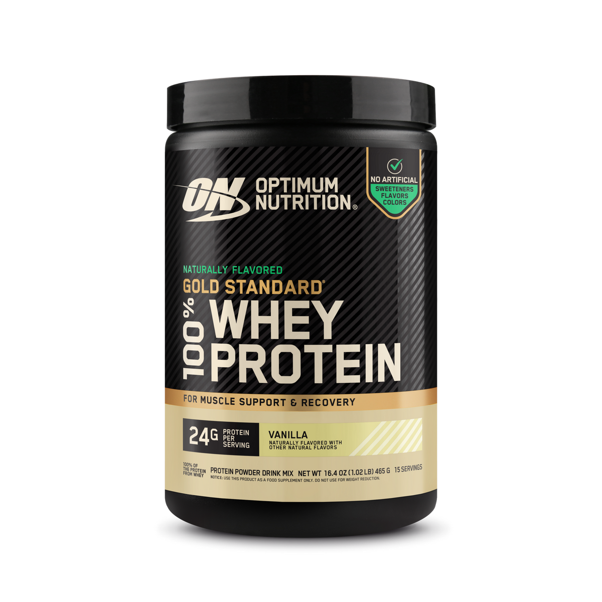 Optimum Nutrition Gold Standard 100% Whey protéine 24g naturel