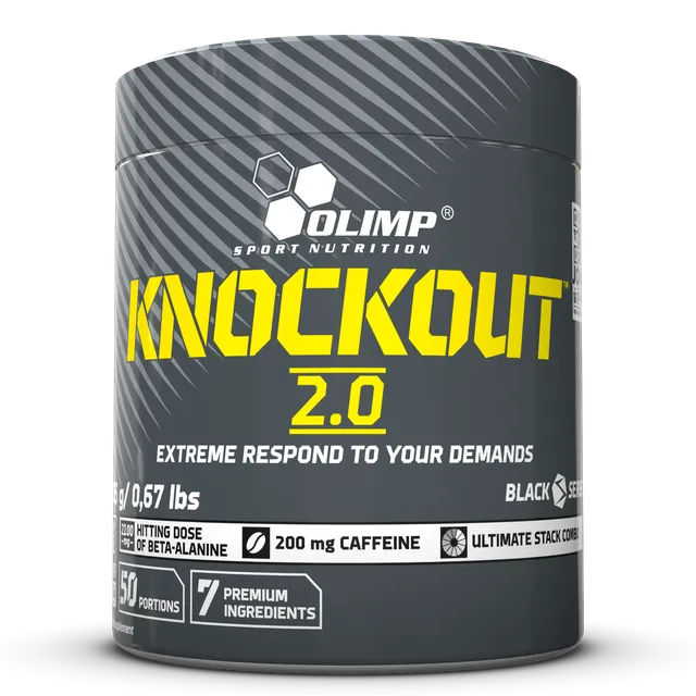 Olimp Knockout 2.0 pré-workout poudre 305 g énergie