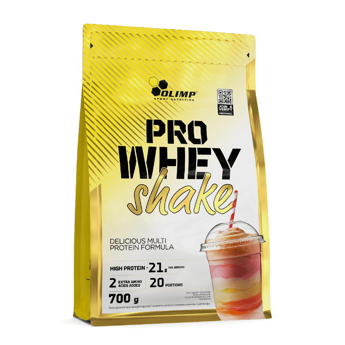 Olimp Pro Whey Shake Whey 700 g Concentré Isolat