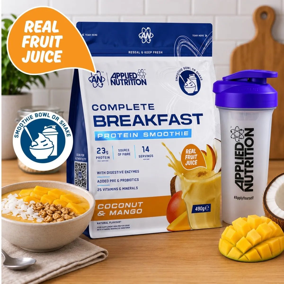 Applied Nutrition Protein Complete Breakfast Pomme Cannelle