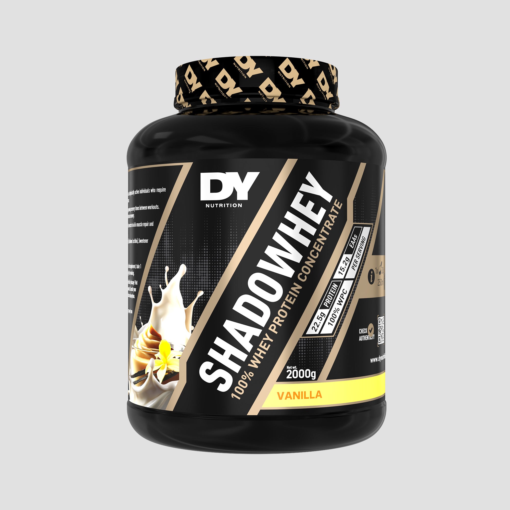 DY Nutrition Shadowhey Whey Protéine 2 kg goût fraise