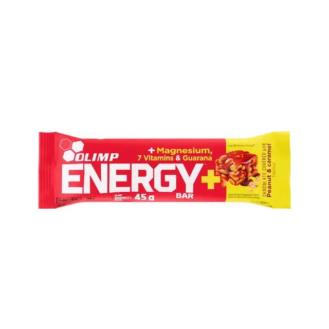 Olimp Energy+ Bar énergétique caramel cacahuète 45 g