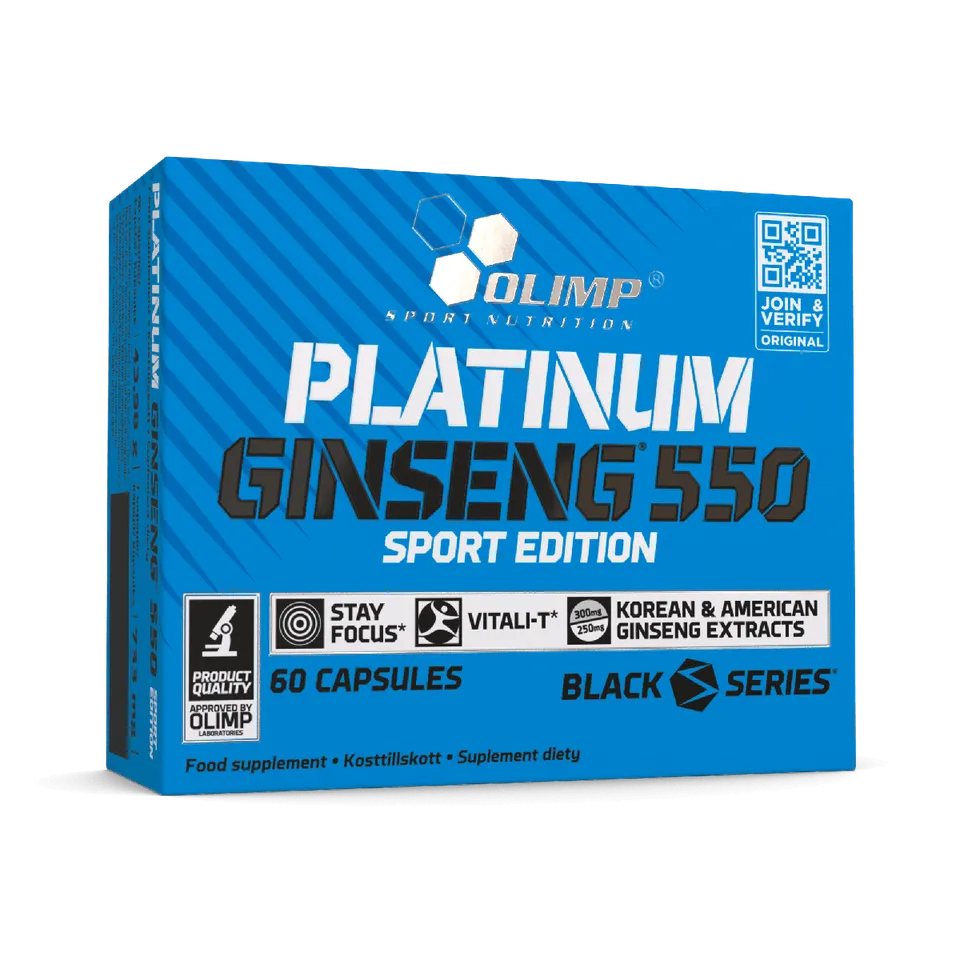 Olimp Platinum Ginseng 550 gélules 60 vitalité