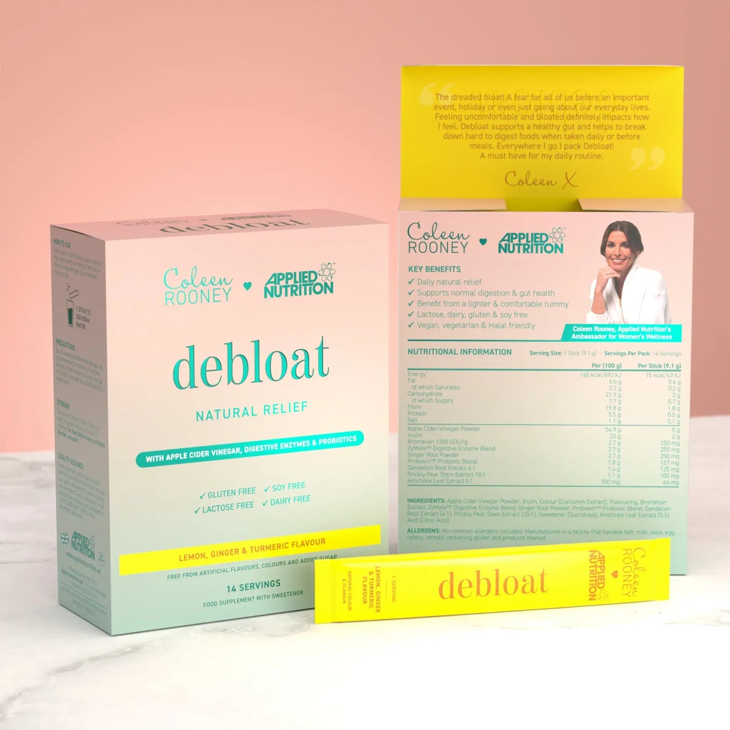 Applied Nutrition Coleen Rooney Debloat Bundle Ananas 14+90