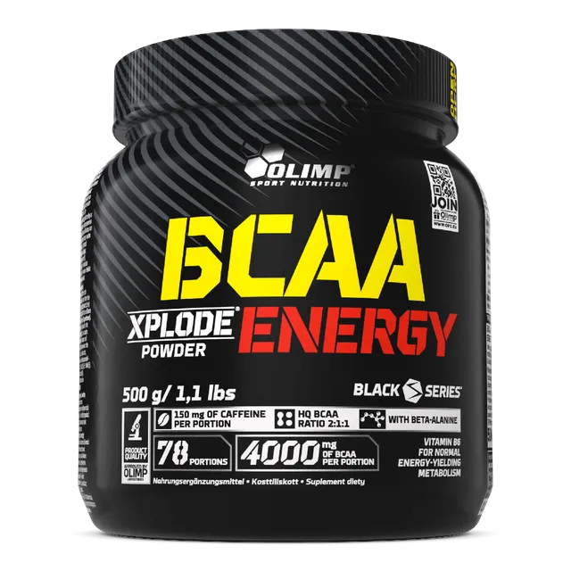 Olimp BCAA Xplode Powder Energy poudre 500 g caféine
