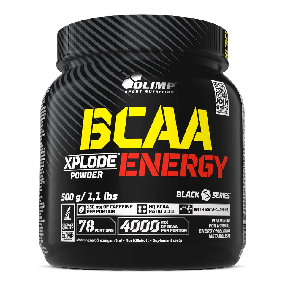 Olimp BCAA Xplode Powder Energy poudre 500 g caféine