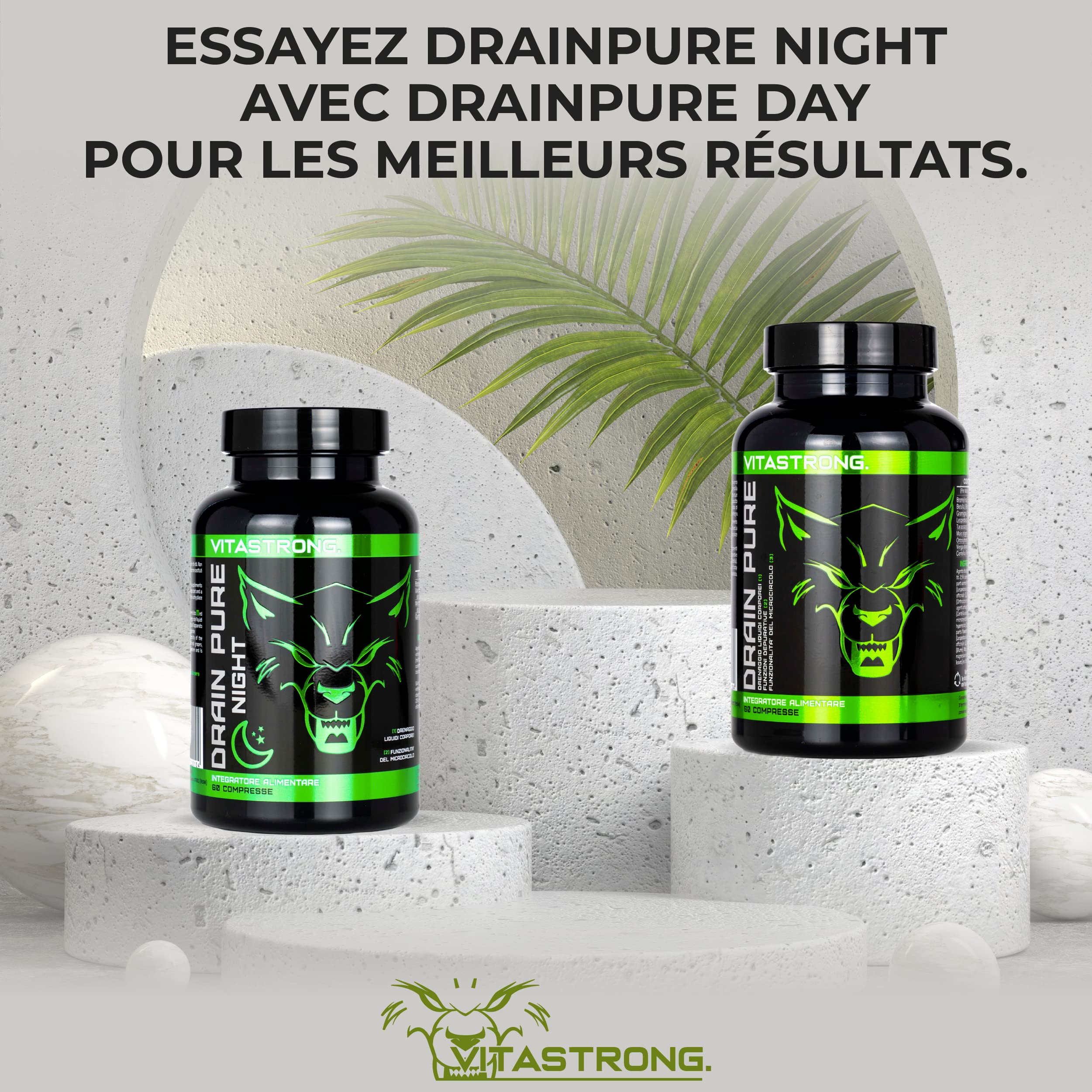 Vitastrong Drainpure Night draineur nuit vegan ventre plat