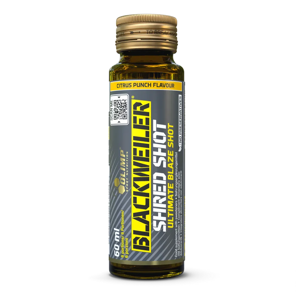 Olimp Blackweiler Shred Shot 60 ml pré-workout pomme