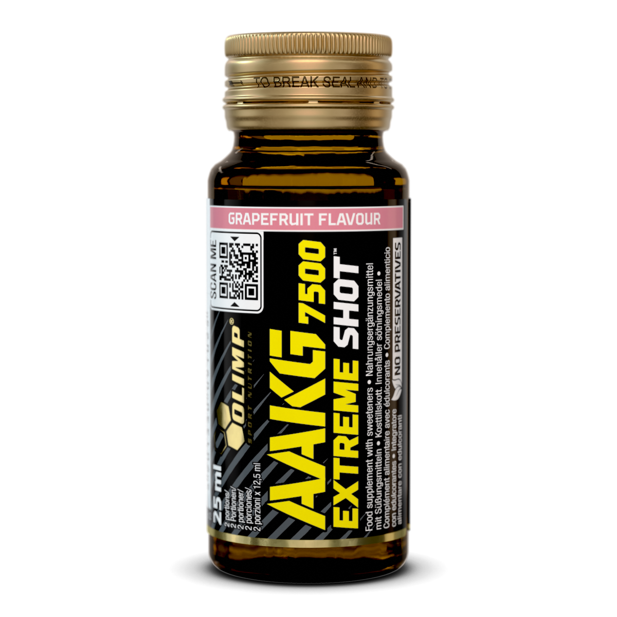 Olimp AAKG 7500 Extreme Shot ampoule 25 ml cerise