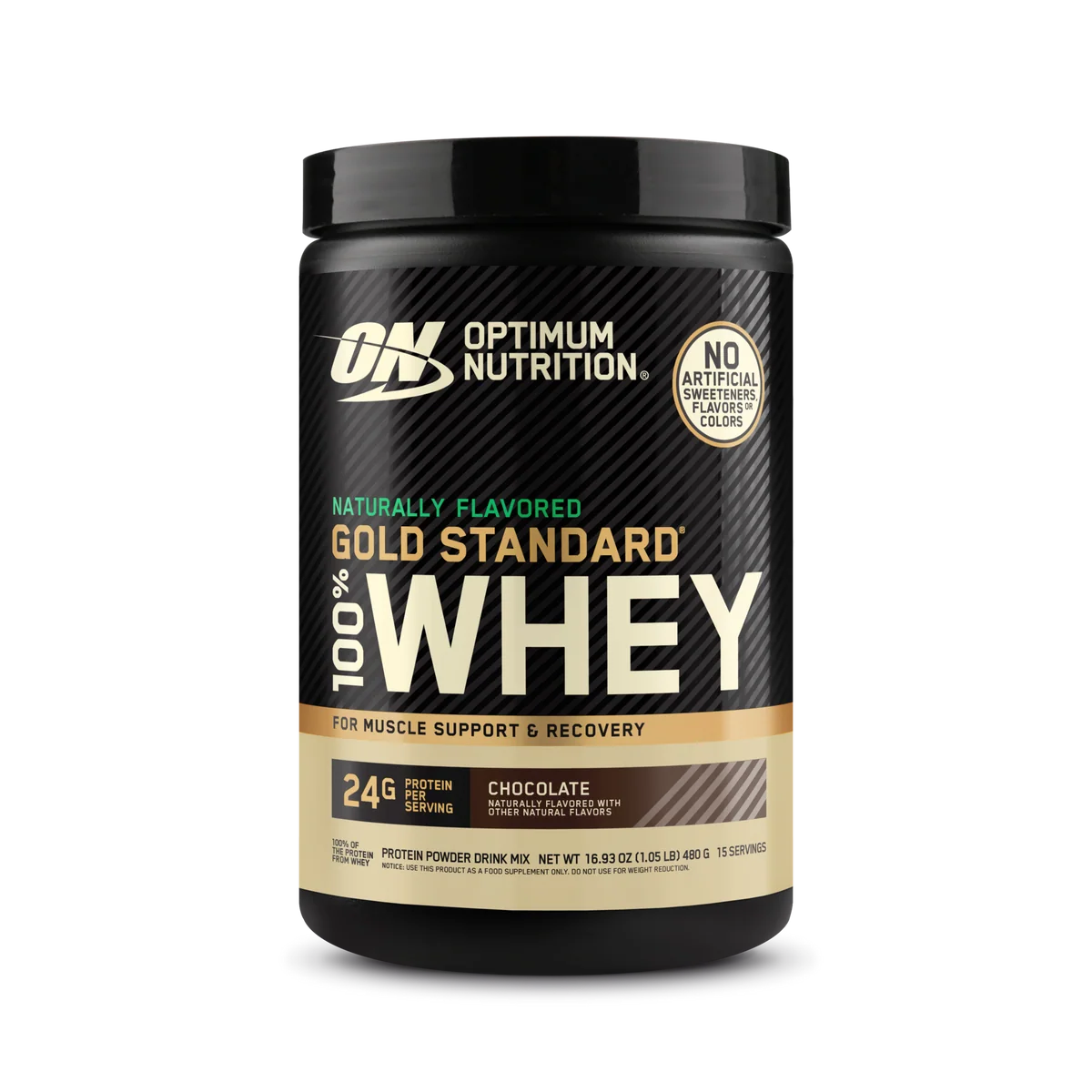 Optimum Nutrition Gold Standard 100% Whey protéine 24g naturel