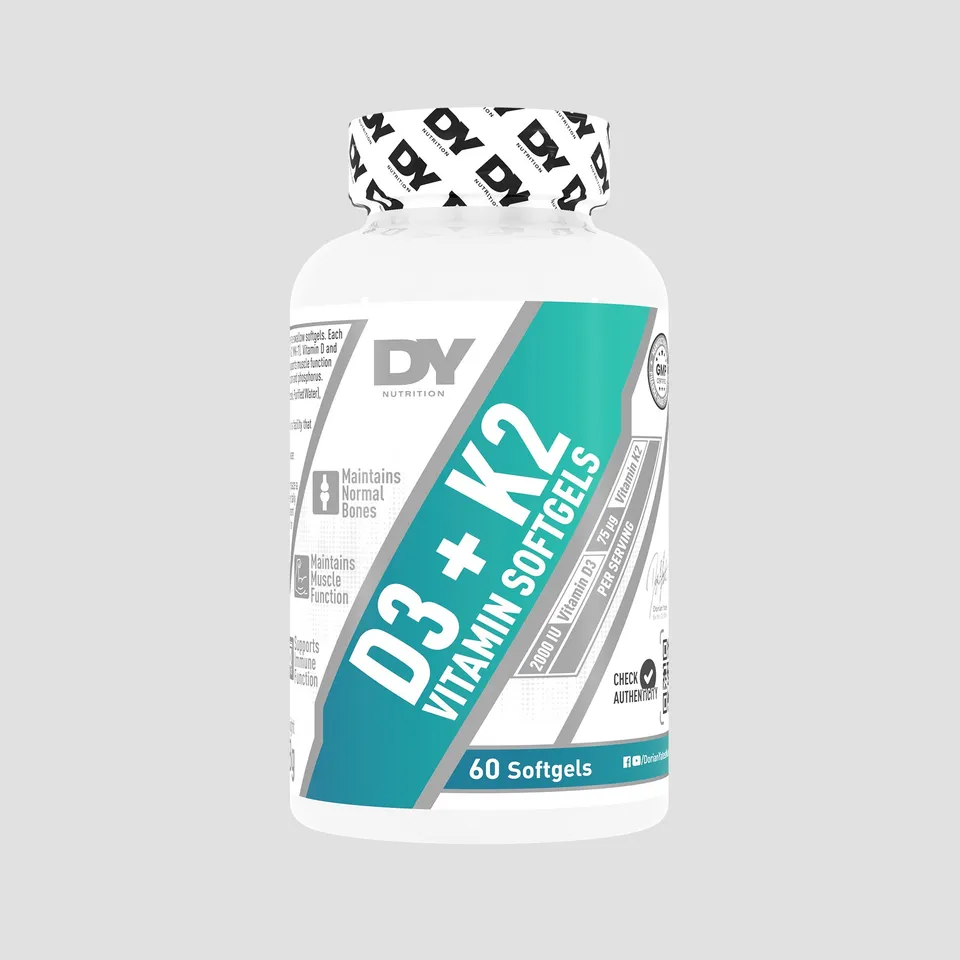 DY Nutrition D3 + K2 vitamines 60 gélules immunité