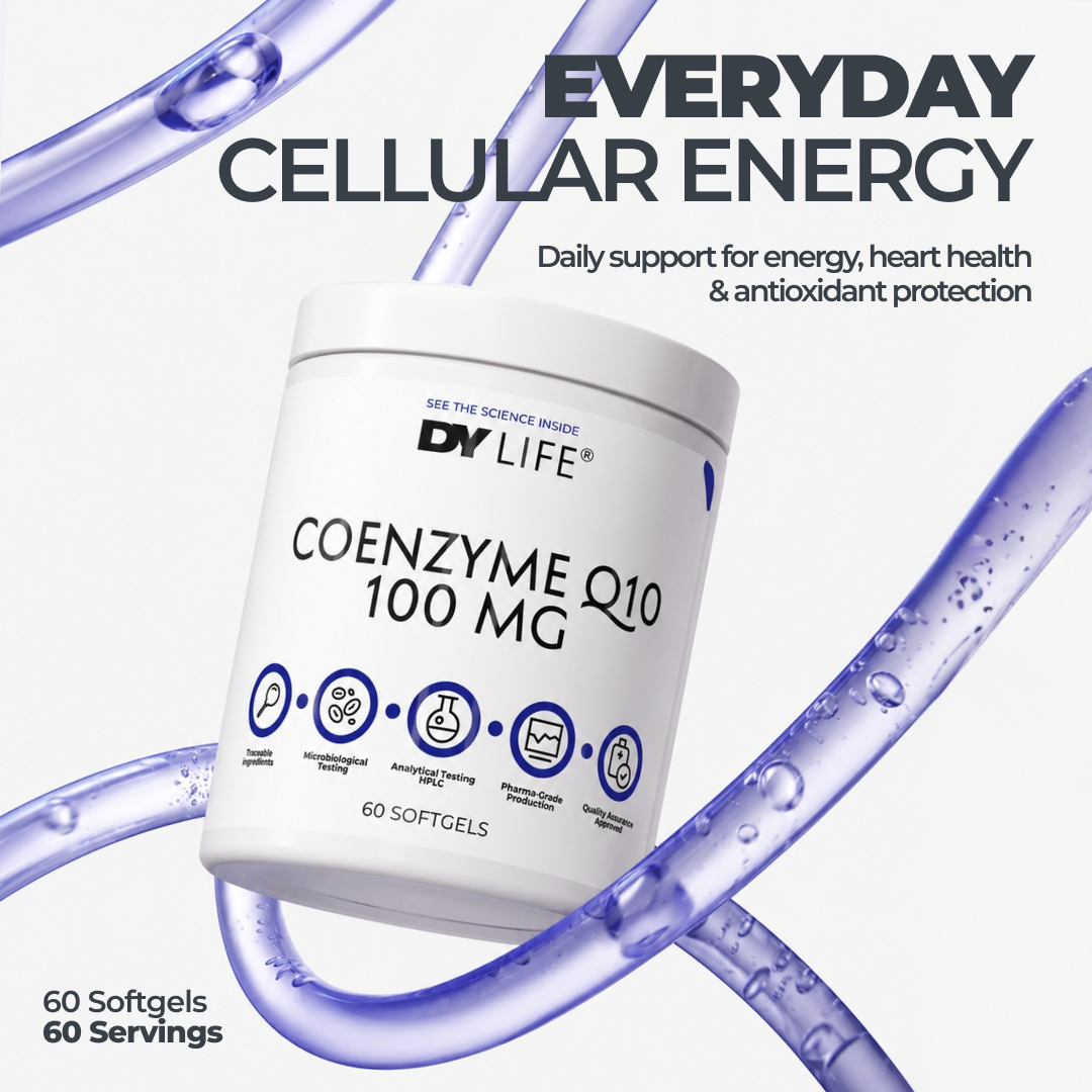 DY Life Coenzyme Q10 100 mg Gélules 60 Capsules Énergie