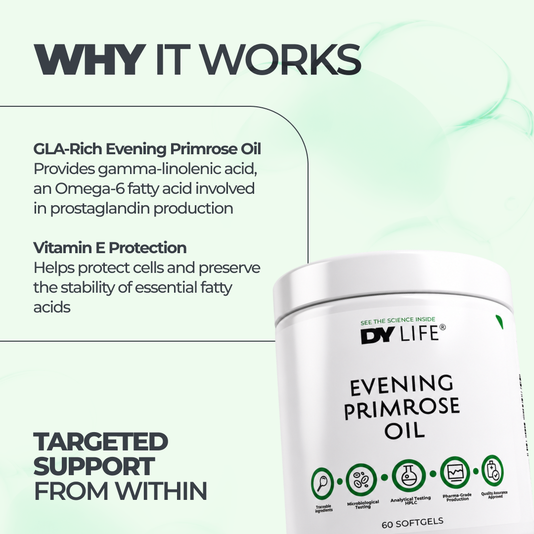 DY Nutrition DY Life Huile d’Onagre 60 gélules GLA
