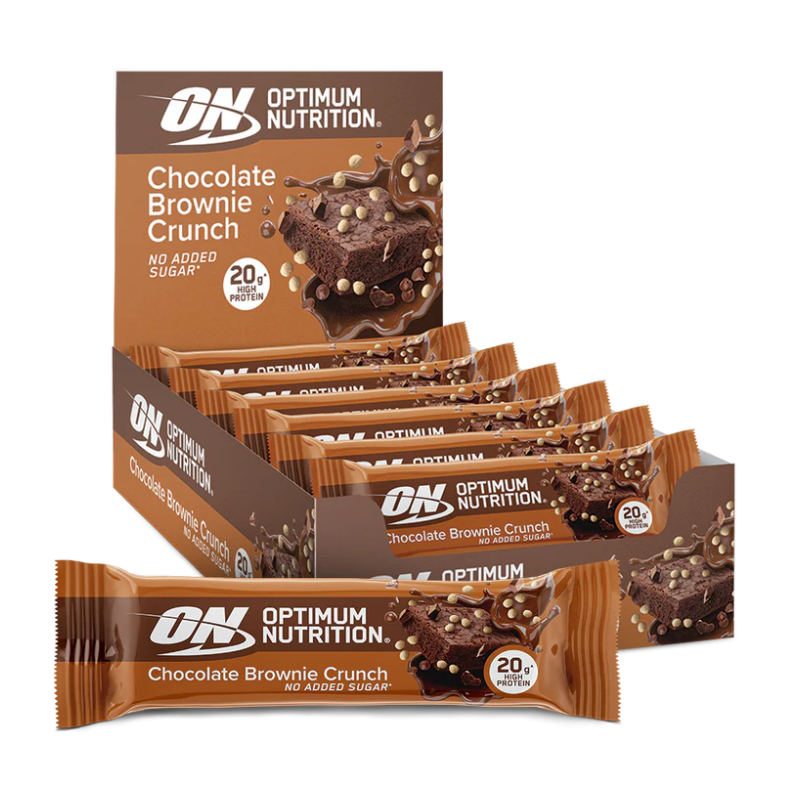 Optimum Protein Bars Brownie Chocolat 65 g 20g Protéines