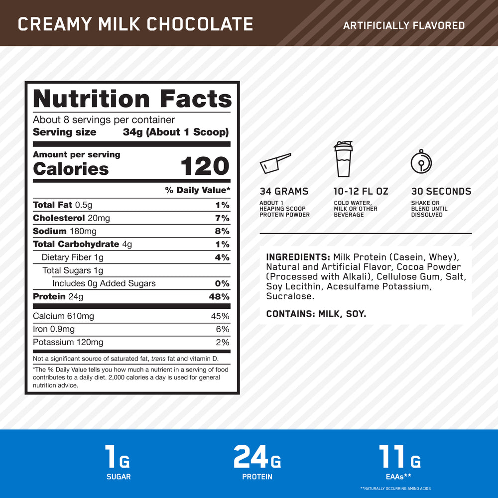 Optimum Nutrition Essential Protein protéine chocolat 24 g