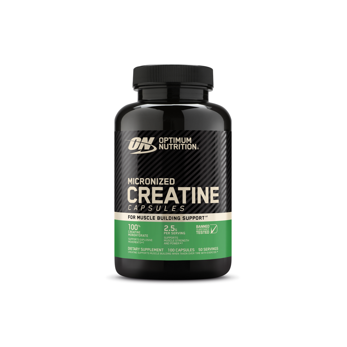 Optimum Nutrition Creatine Capsules créatine monohydrate gélules