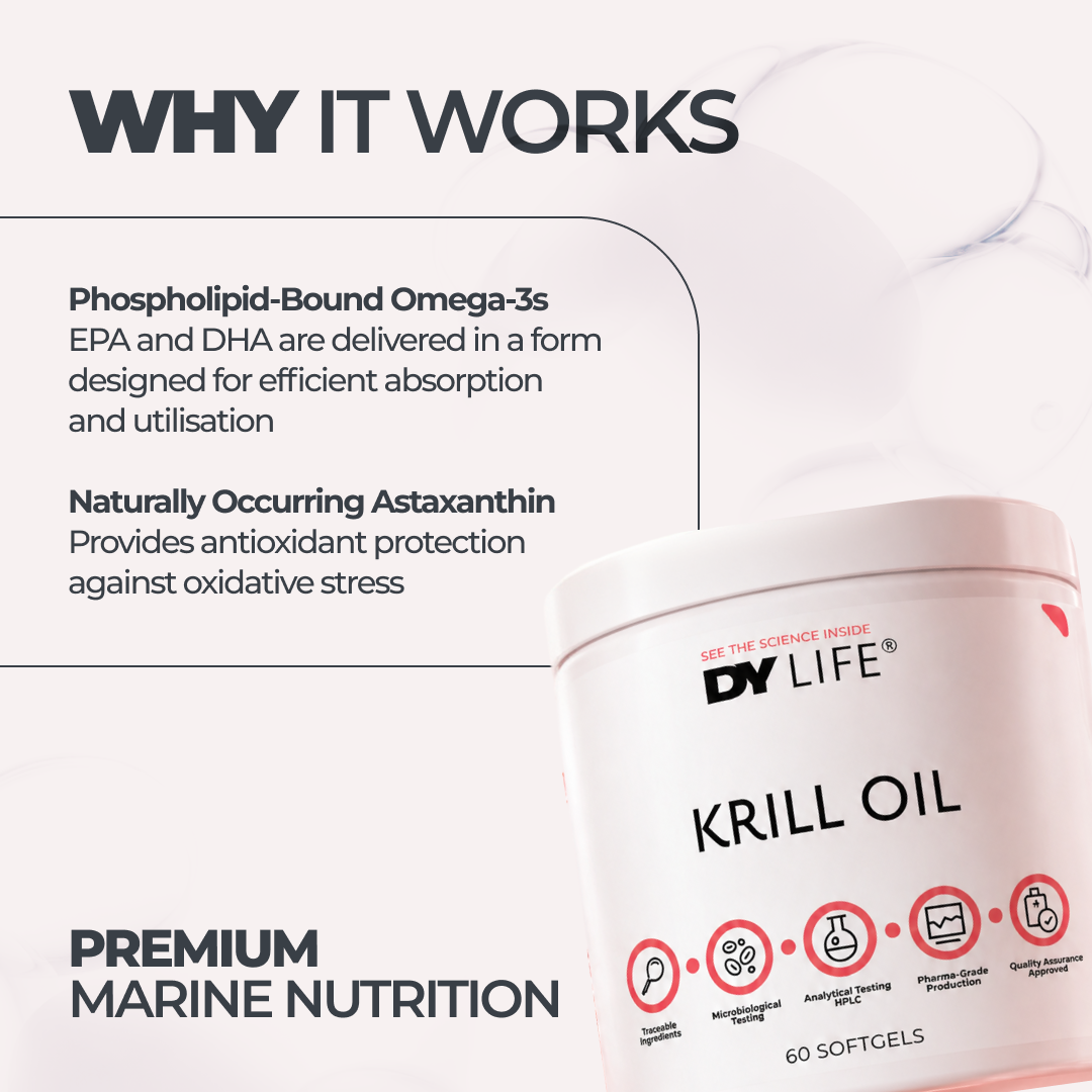DY Life Huile de Krill 60 capsules EPA DHA oméga-3