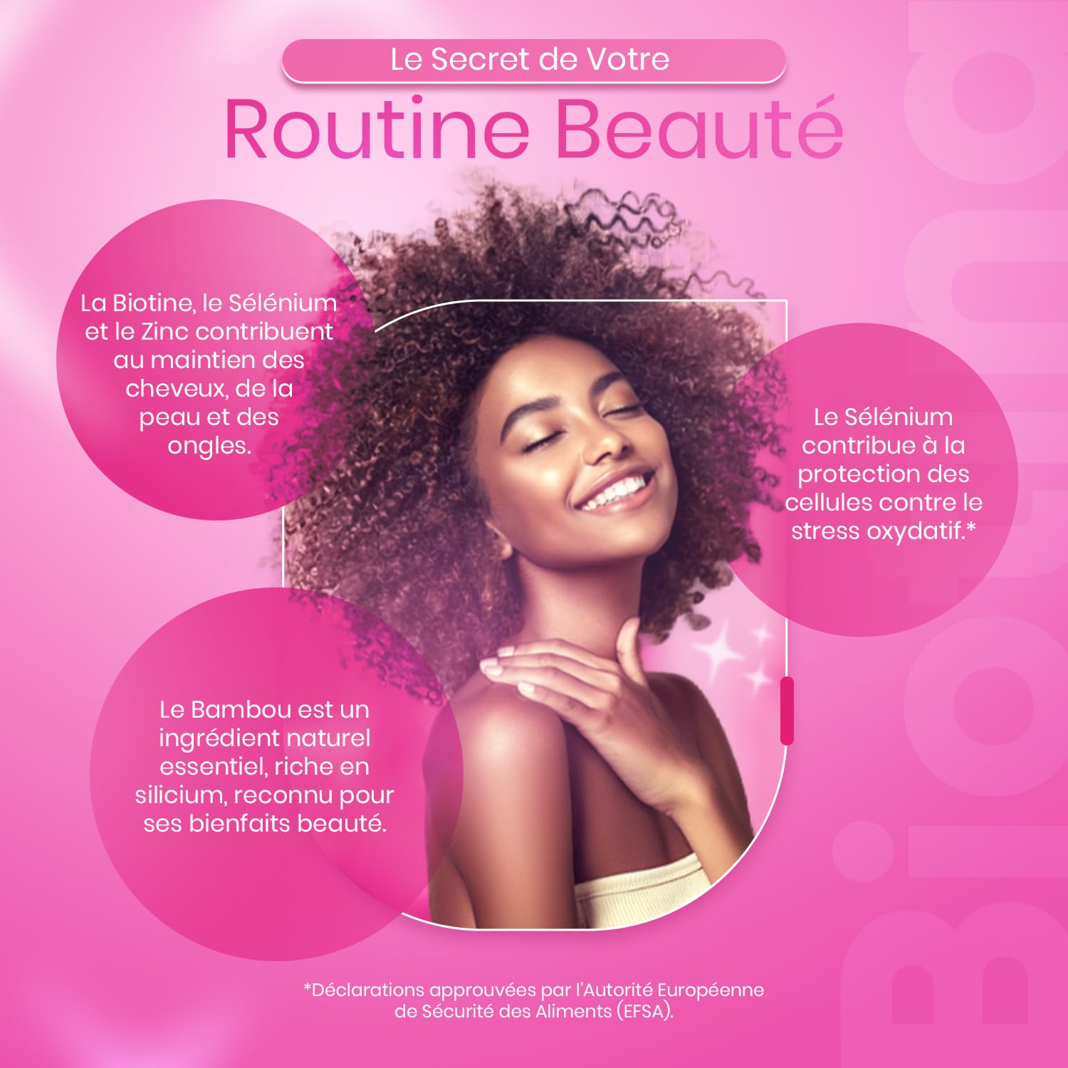 Vitastrong Beauté & Corps Biotine comprimés 450 cpr zinc sélénium