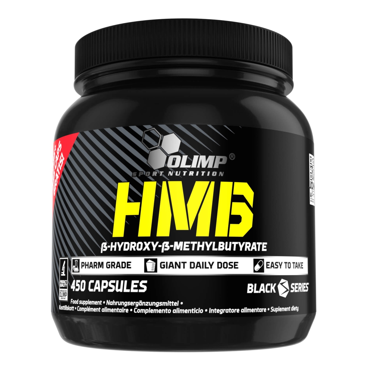 Olimp HMB 625 mg acides aminés 450 gélules force