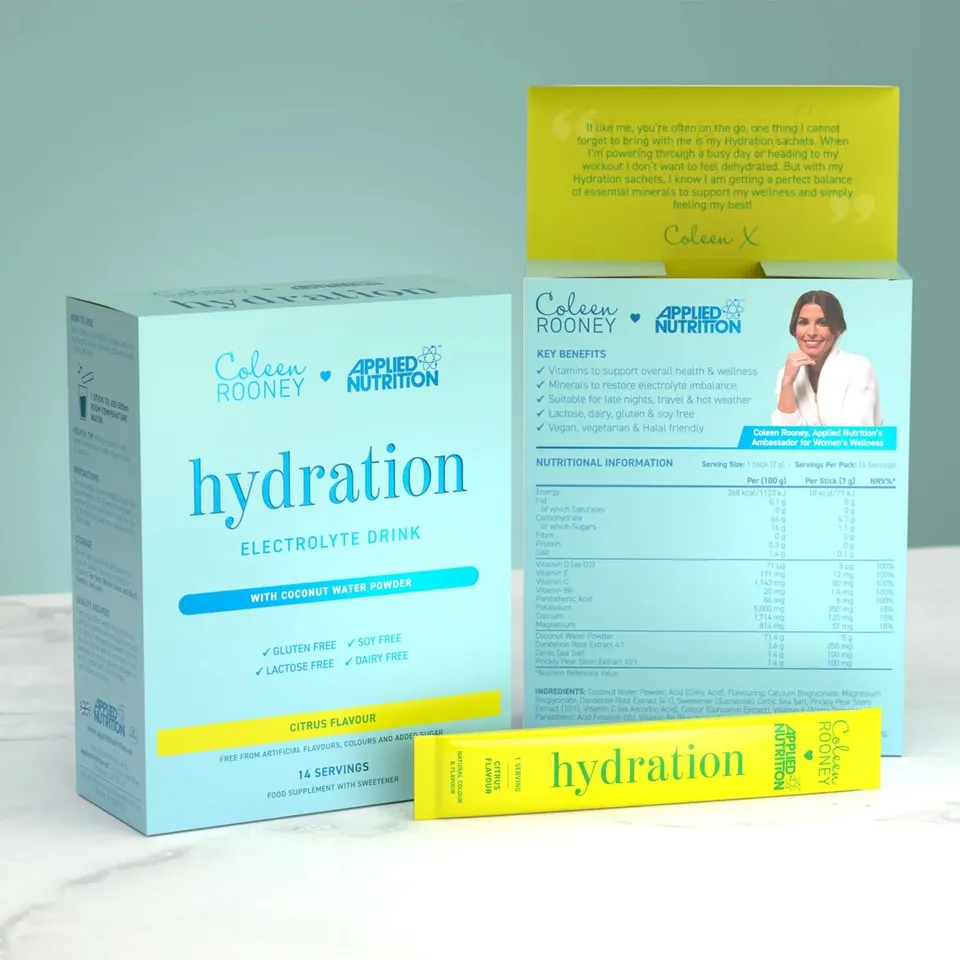 Applied Nutrition Coleen Hydration poudre Citrus 14 sachets