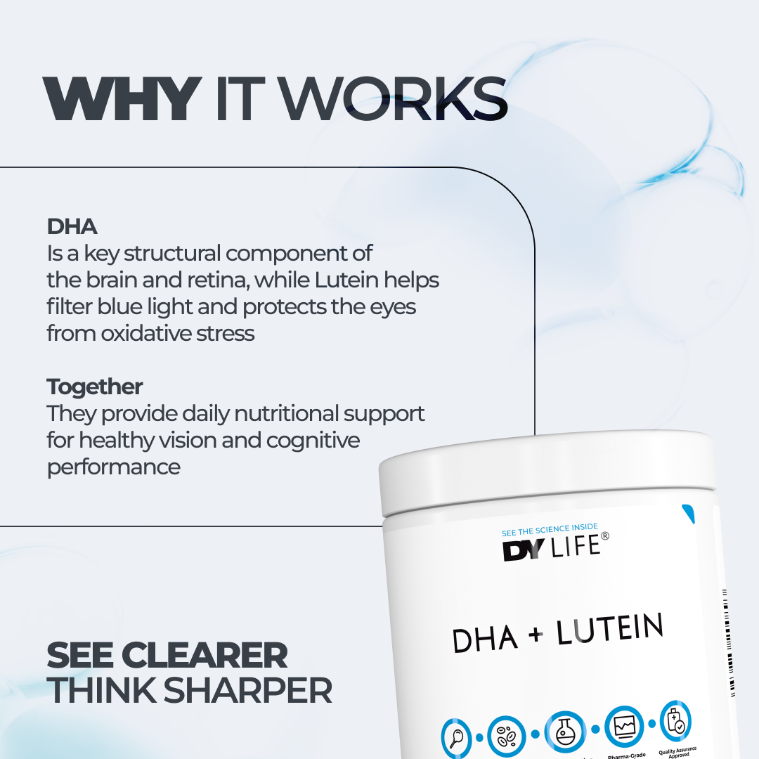DY Life DHA+Lutein yeux 60 softgels vision écran