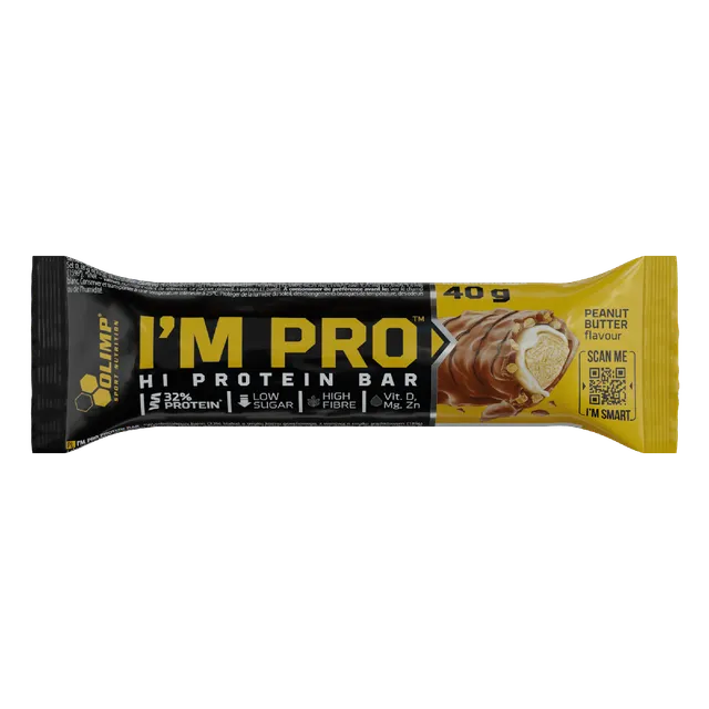 Olimp I'M PRO Protein Bar barre protéinée 40 g fibres