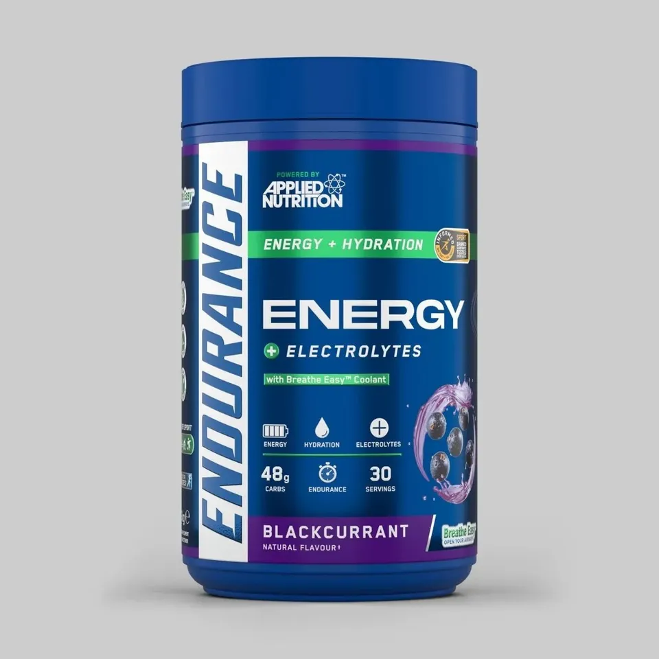 Applied Nutrition Endurance Breathe poudre énergie cassis 500g