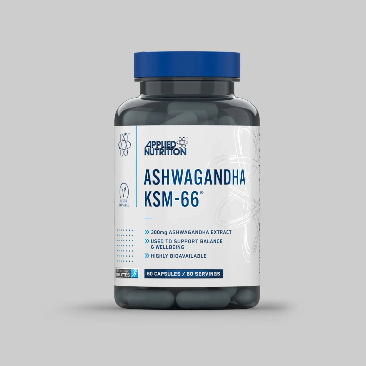 Applied Nutrition Ashwagandha KSM-66 gélules 60 x 300mg stress