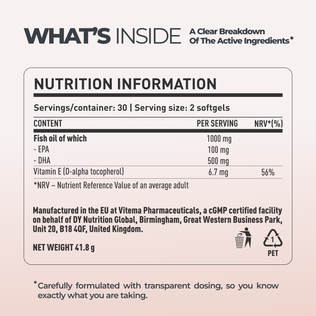 DY Nutrition DY Life oméga 3 60 gélules EPA DHA