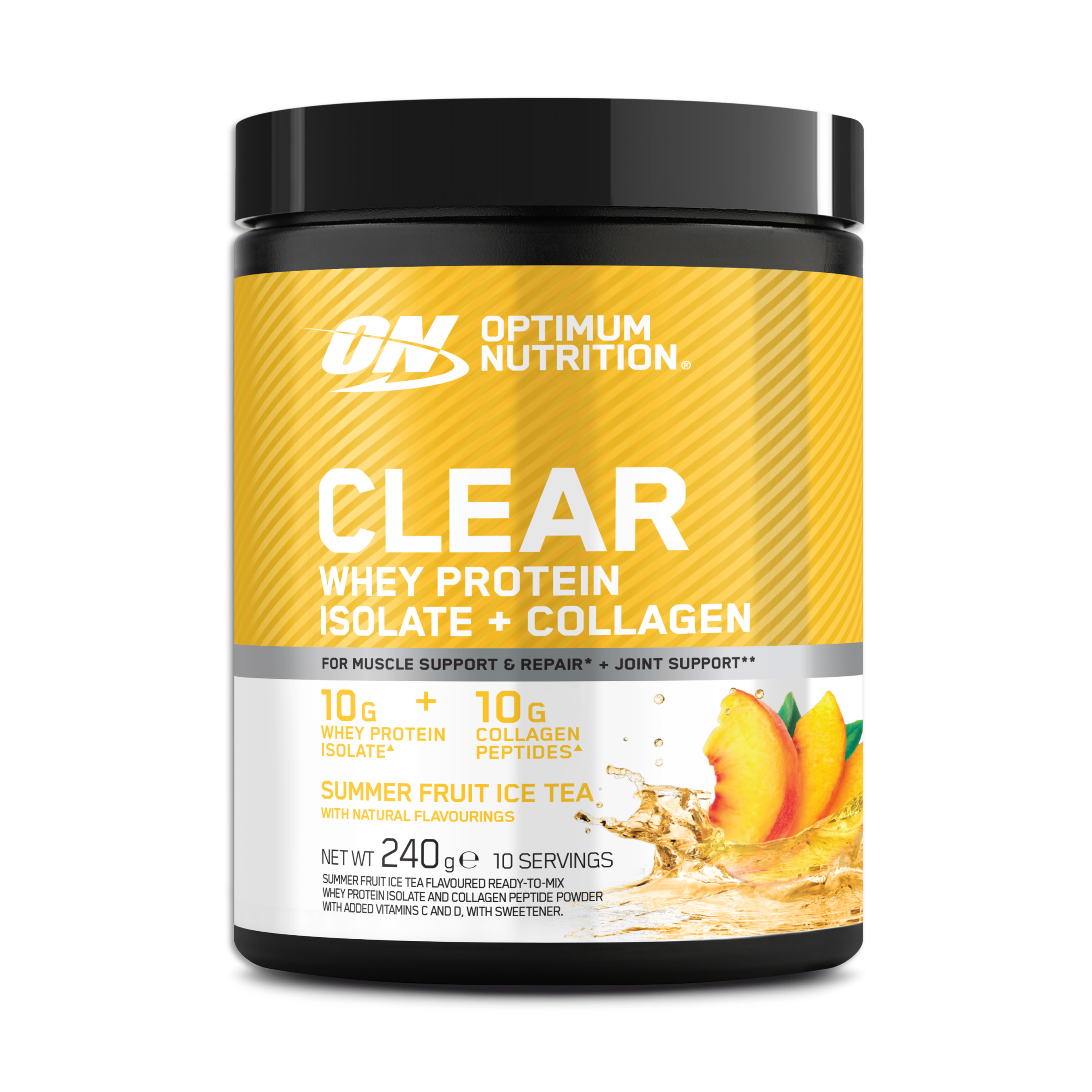 Optimum Nutrition Clear Whey Isolate pomme framboise 240 g