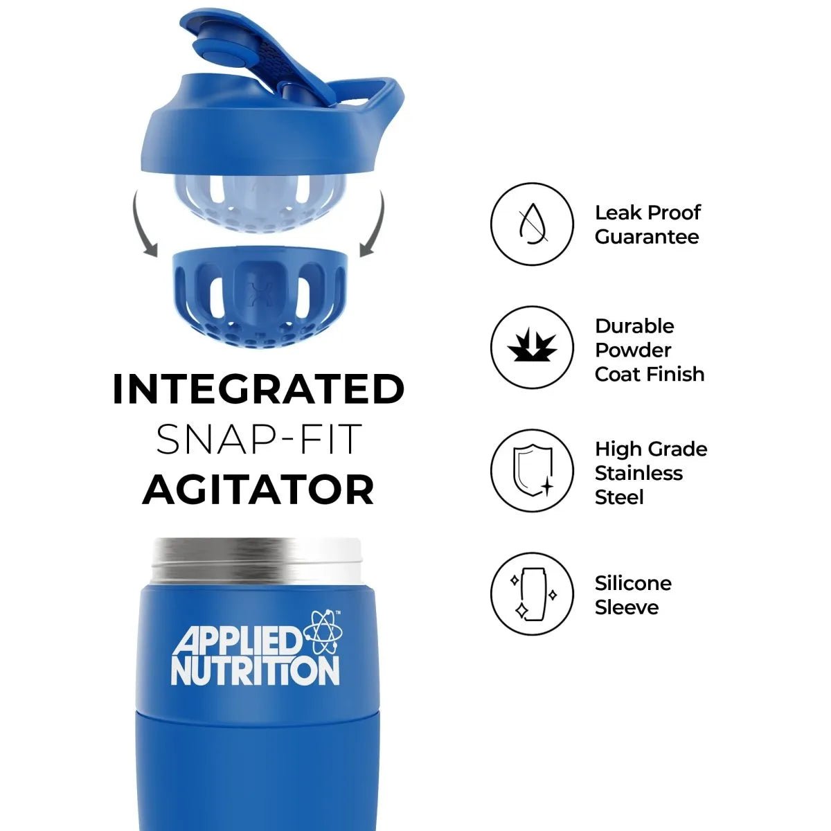 Applied Nutrition Accessories Promixx shaker inox 700ml musculation