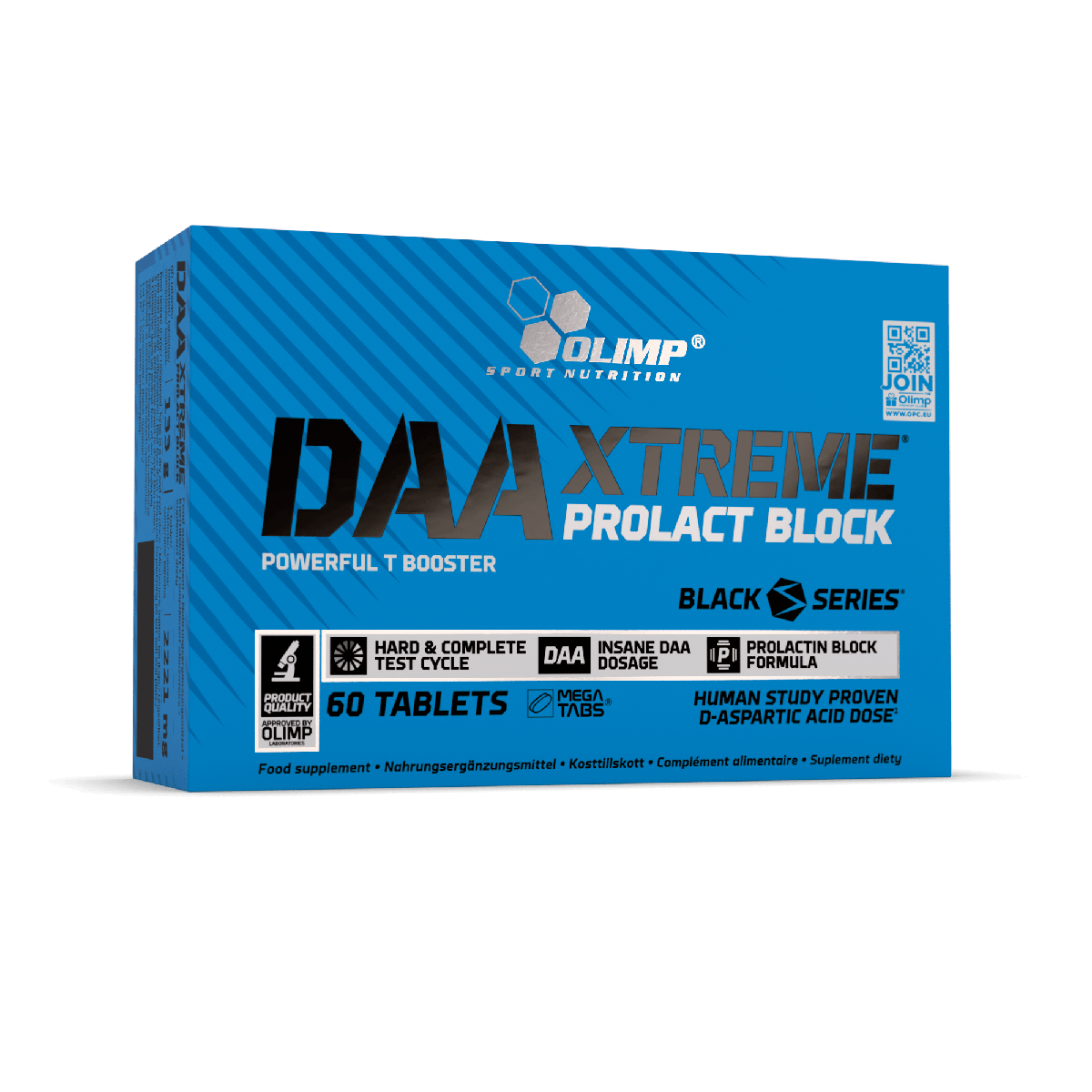 Olimp DAA Xtreme Prolact-Block booster 60 comprimés zinc