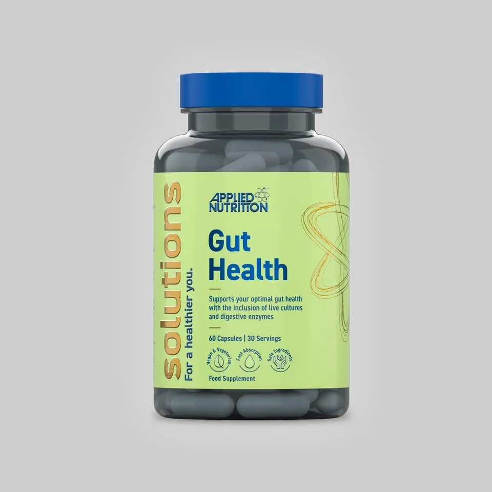 Applied Nutrition Gut Health 60 gélules probiotiques digestion vegan