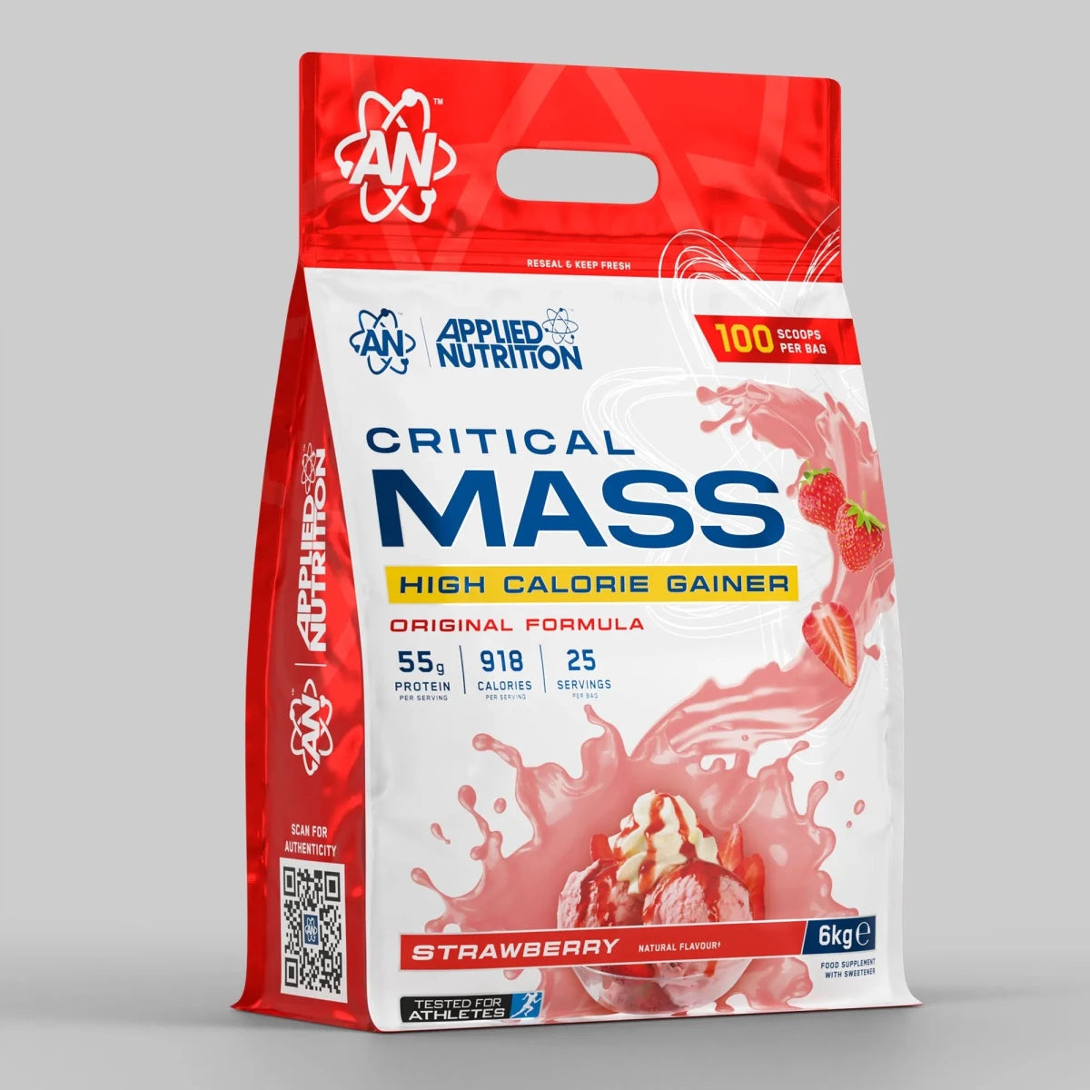 Applied Nutrition Critical Mass Original 6kg gainer chocolat 900 kcal