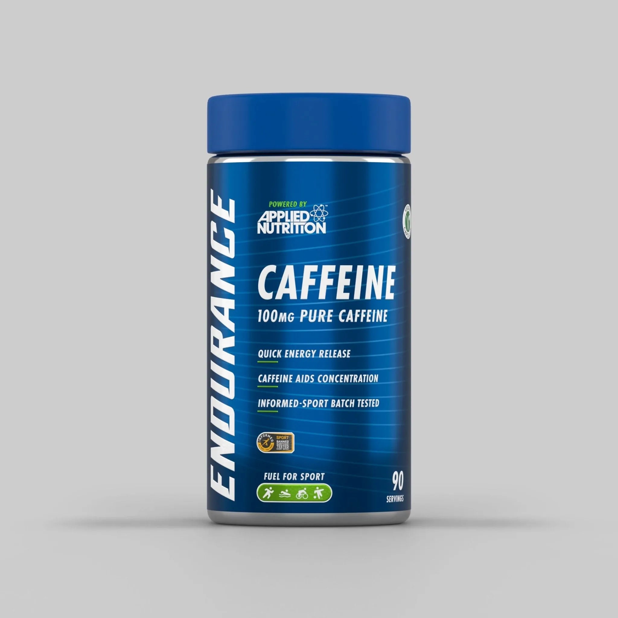 Applied Nutrition Endurance Caffeine Gélules 100 mg 90 Capsules