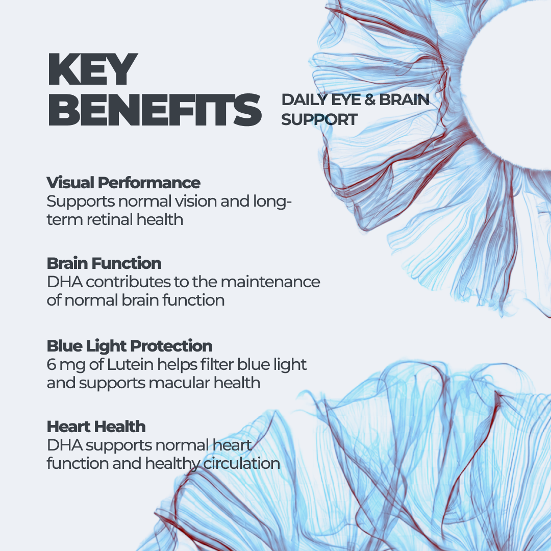 DY Life DHA+Lutein yeux 60 softgels vision écran