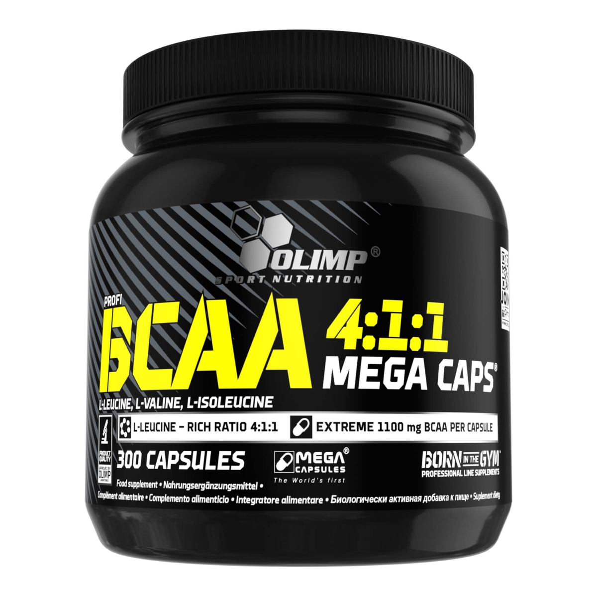 Olimp BCAA 4:1:1 Mega Caps gélules 300 récupération