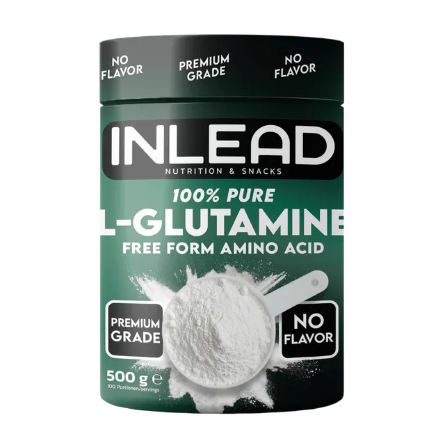 Inlead L-Glutamine poudre vegan 500 g récupération
