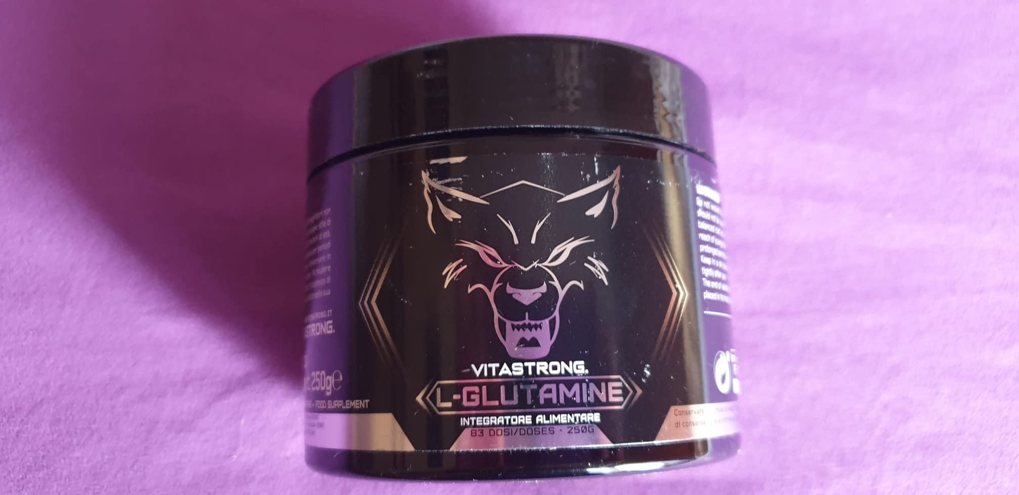 Vitastrong Acides aminés L-Glutamine poudre 250 g Kyowa