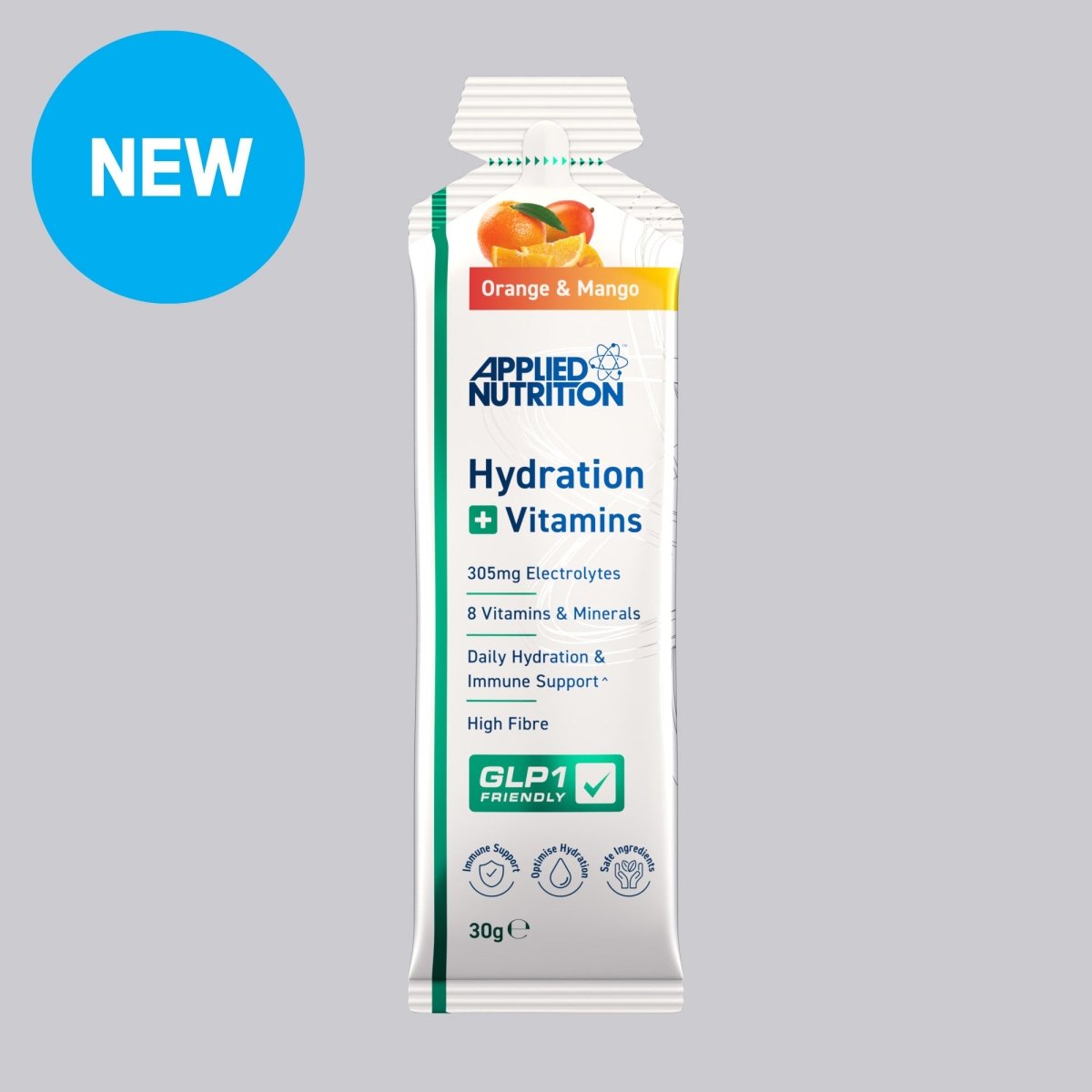 Applied Nutrition Hydration Vitamins gel orange-mangue 20 gels