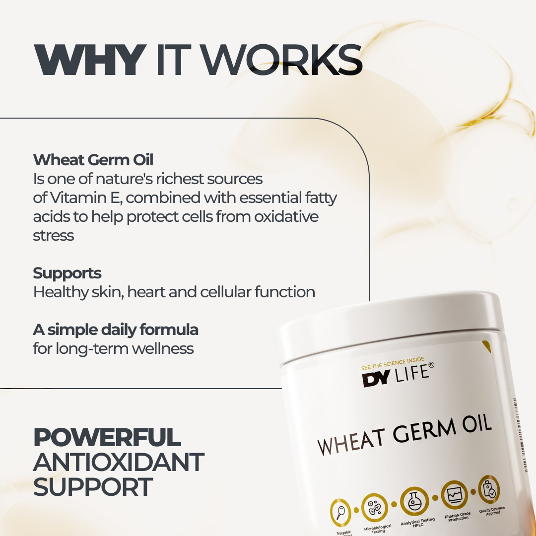 DY Nutrition DY Life huile germe de blé 60 softgels vitamine E