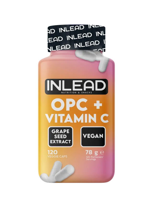 Inlead OPC + Vitamine C gélules antioxydant 120 caps