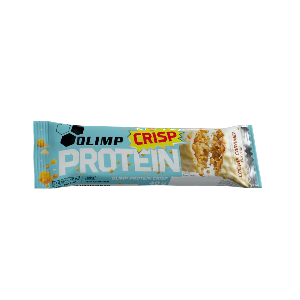 Olimp Protein Crisp barre protéinée 40 g biscuit-caramel