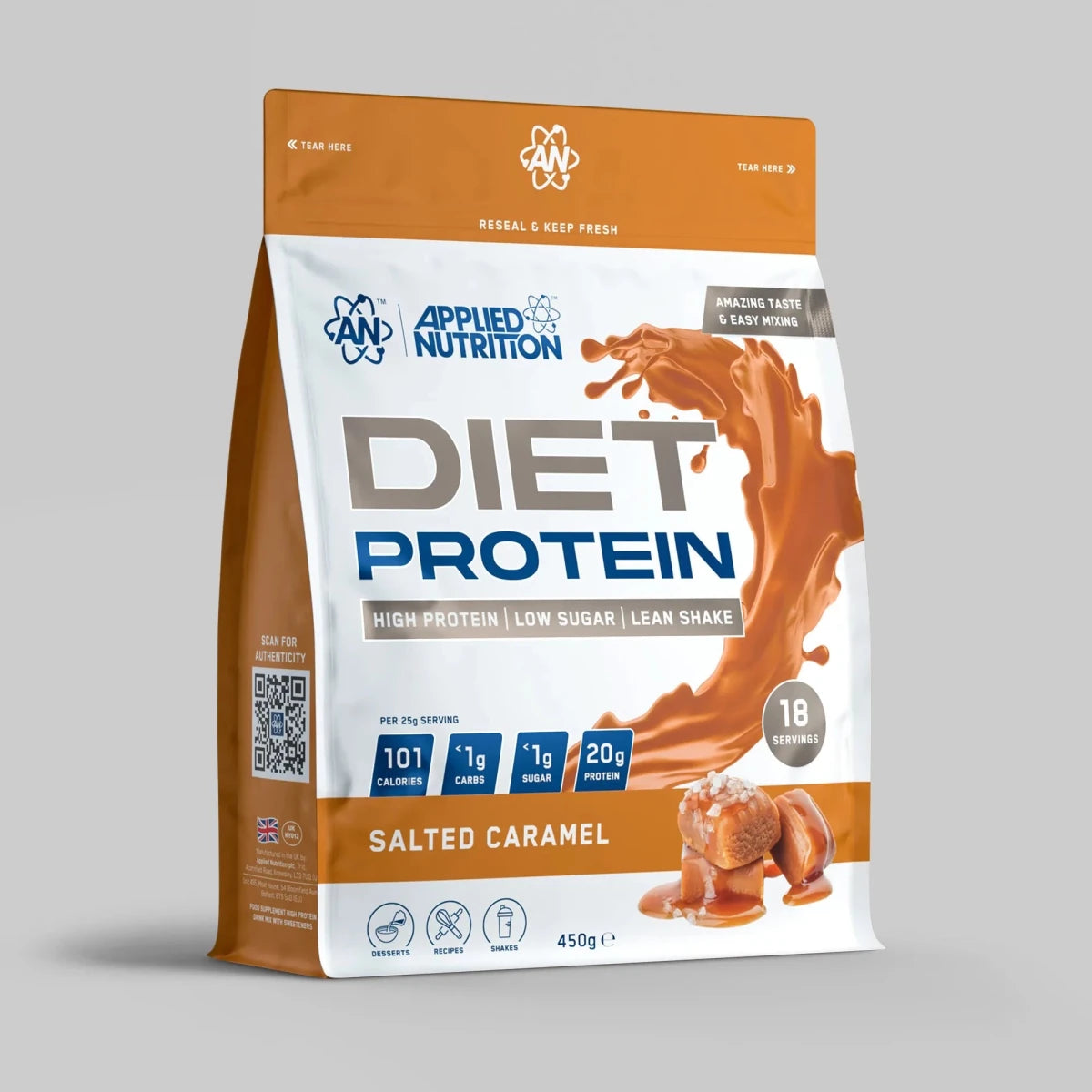 Applied Nutrition Diet Whey Protéine 1kg Fraise Minceur