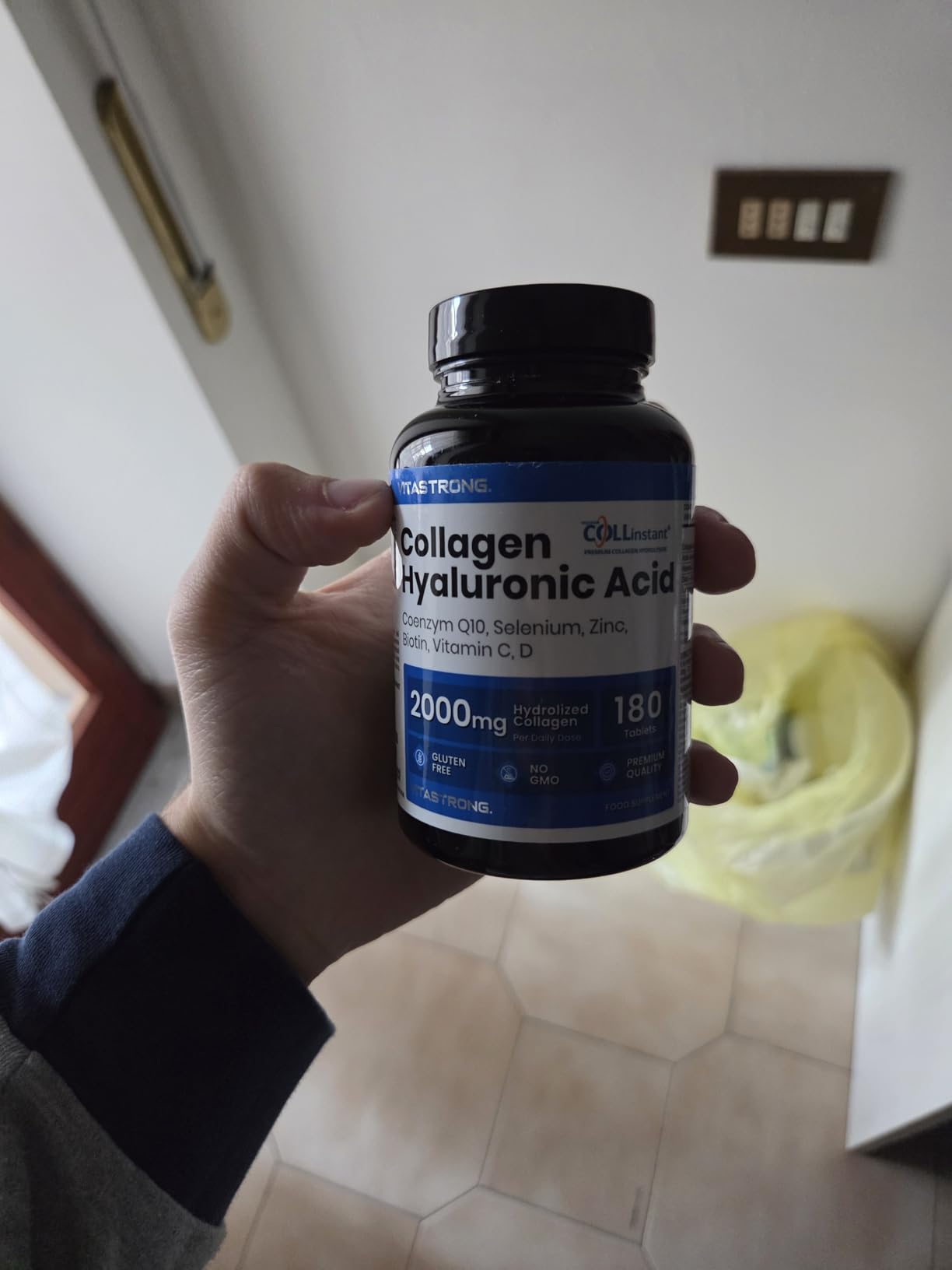 Vitastrong Beauté collagène comprimés 180 acide hyaluronique