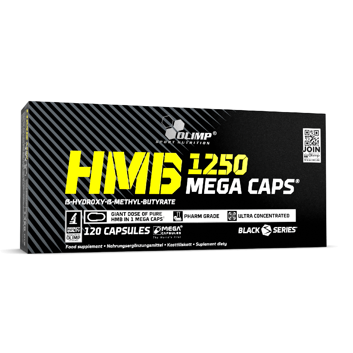 Olimp HMB 1250 Mega Caps acides aminés 120 gélules
