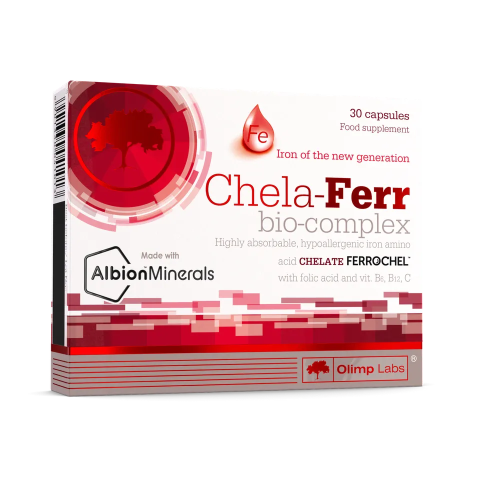 Olimp Chela-Ferr Bio-Complex fer 30 gélules