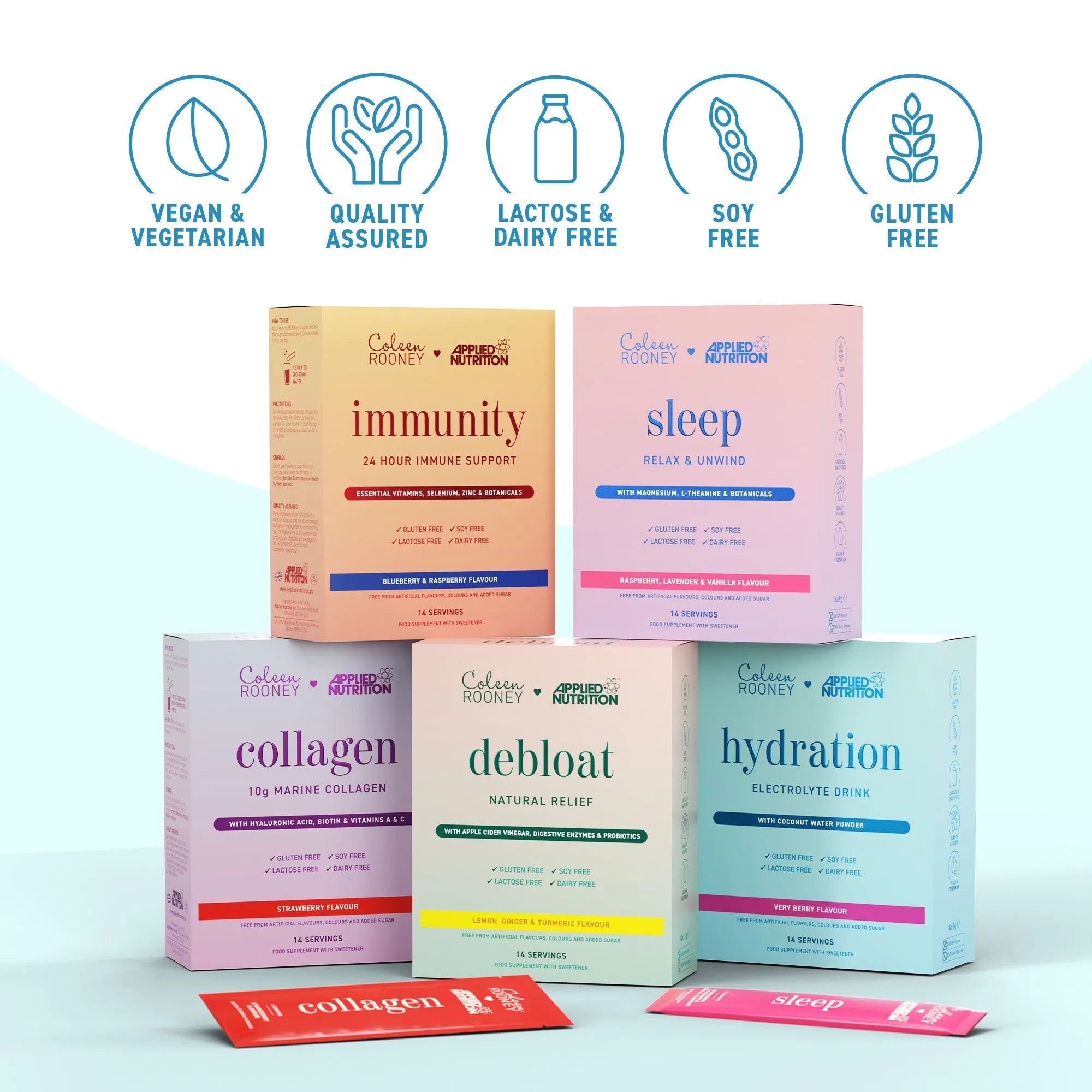 Applied Nutrition Coleen Hydration poudre Citrus 14 sachets